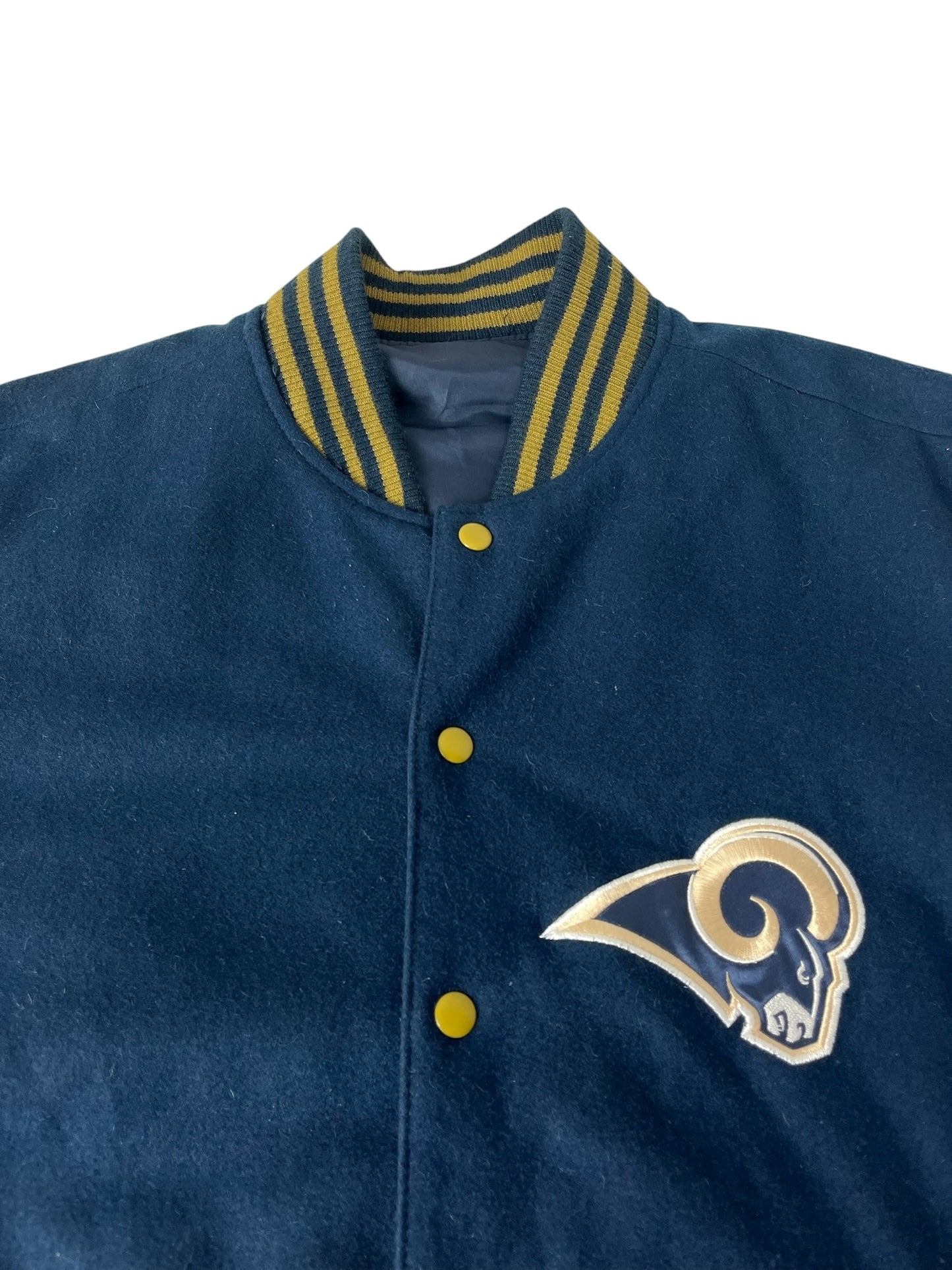 Vintage St. Louis Rams Jacket NFL Reversible Varsity