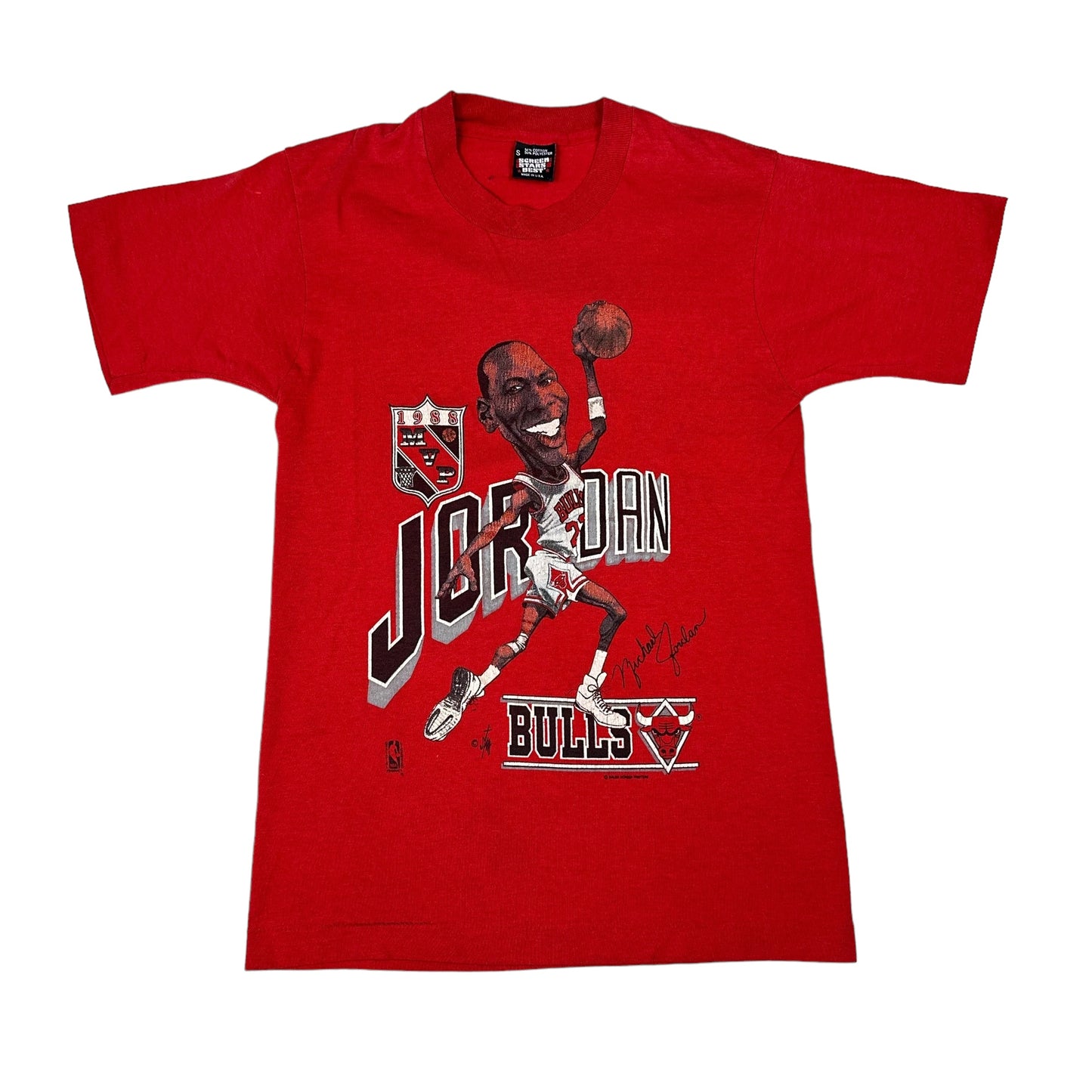 Michael Jordan Vintage Chicago Bulls Shirt 1988