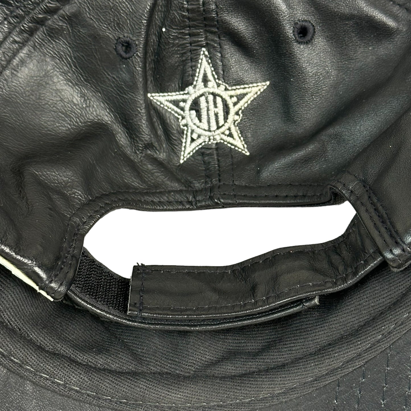Vintage New York Giants Hat Leather Jeff Hamilton