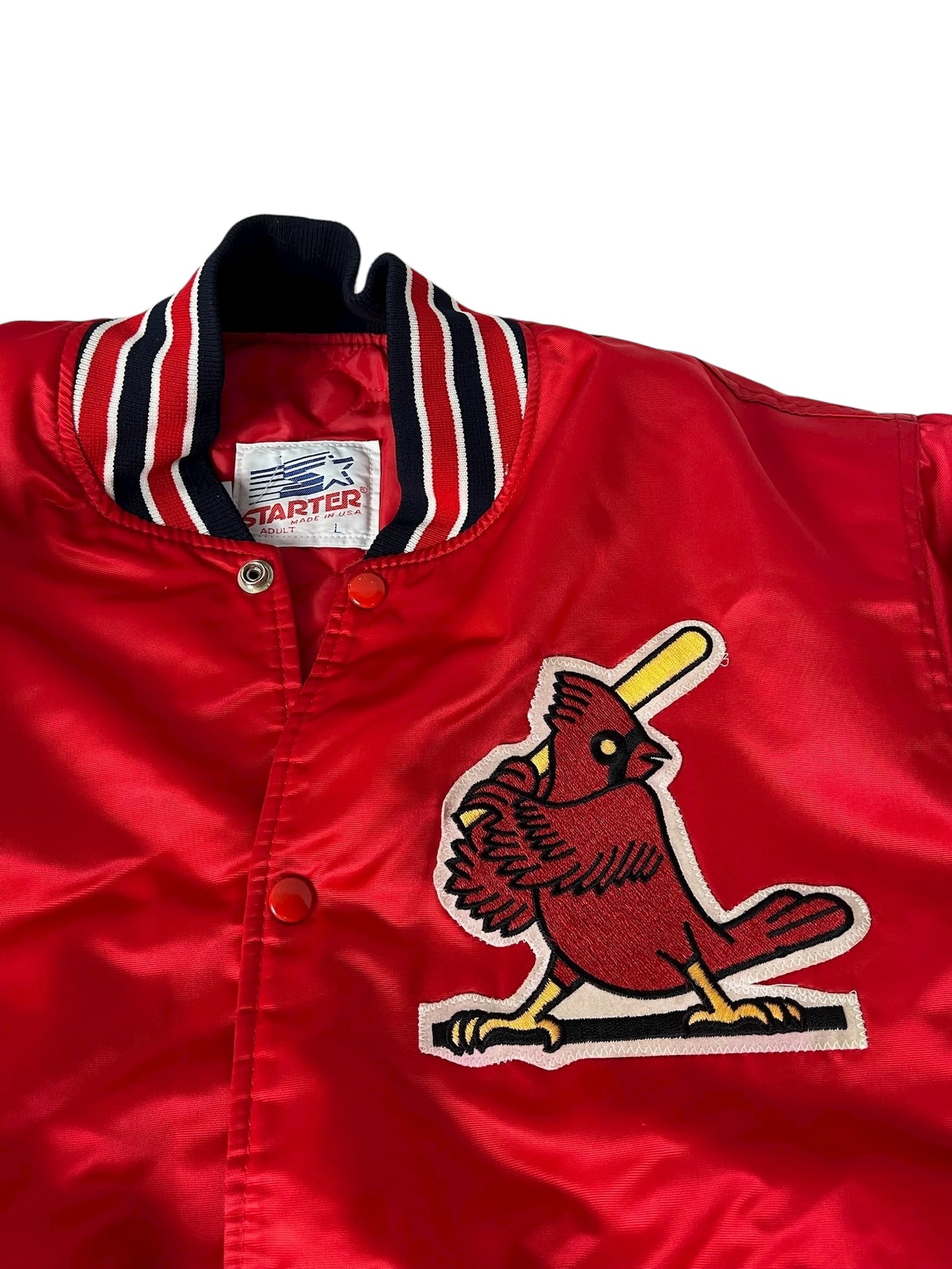 Vintage St. Louis Cardinals Jacket Starter Satin 90s