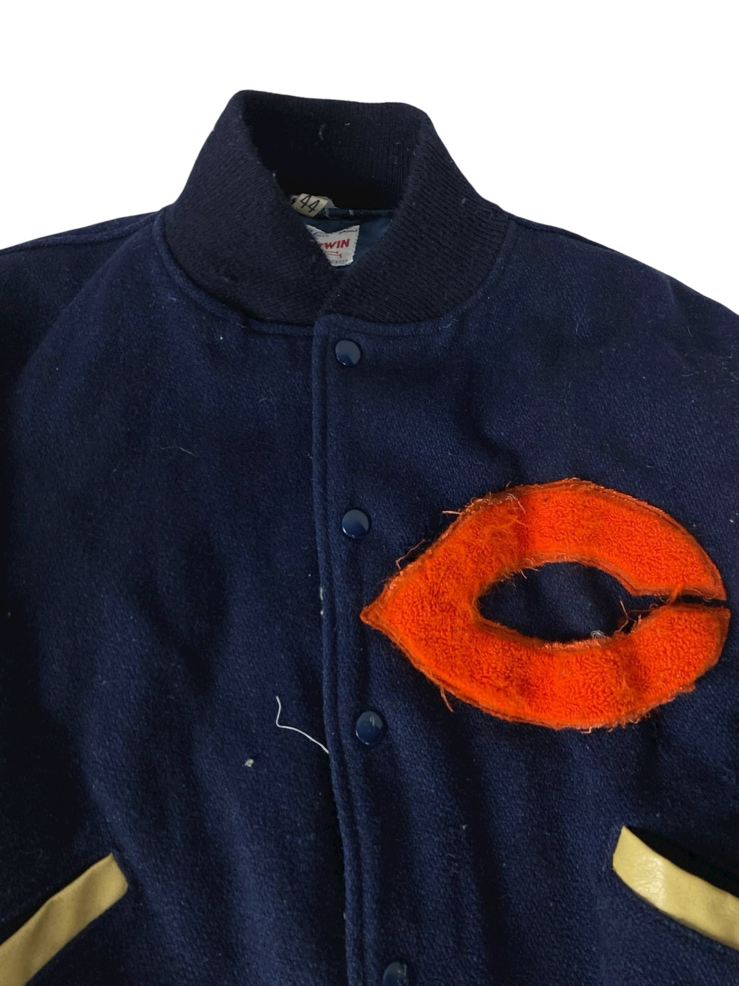 Vintage Chicago Bears Jacket NFL Wool Varsity