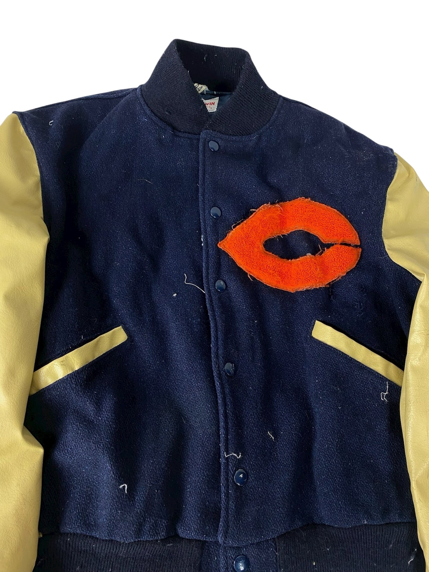 Vintage Chicago Bears Jacket NFL Wool Varsity