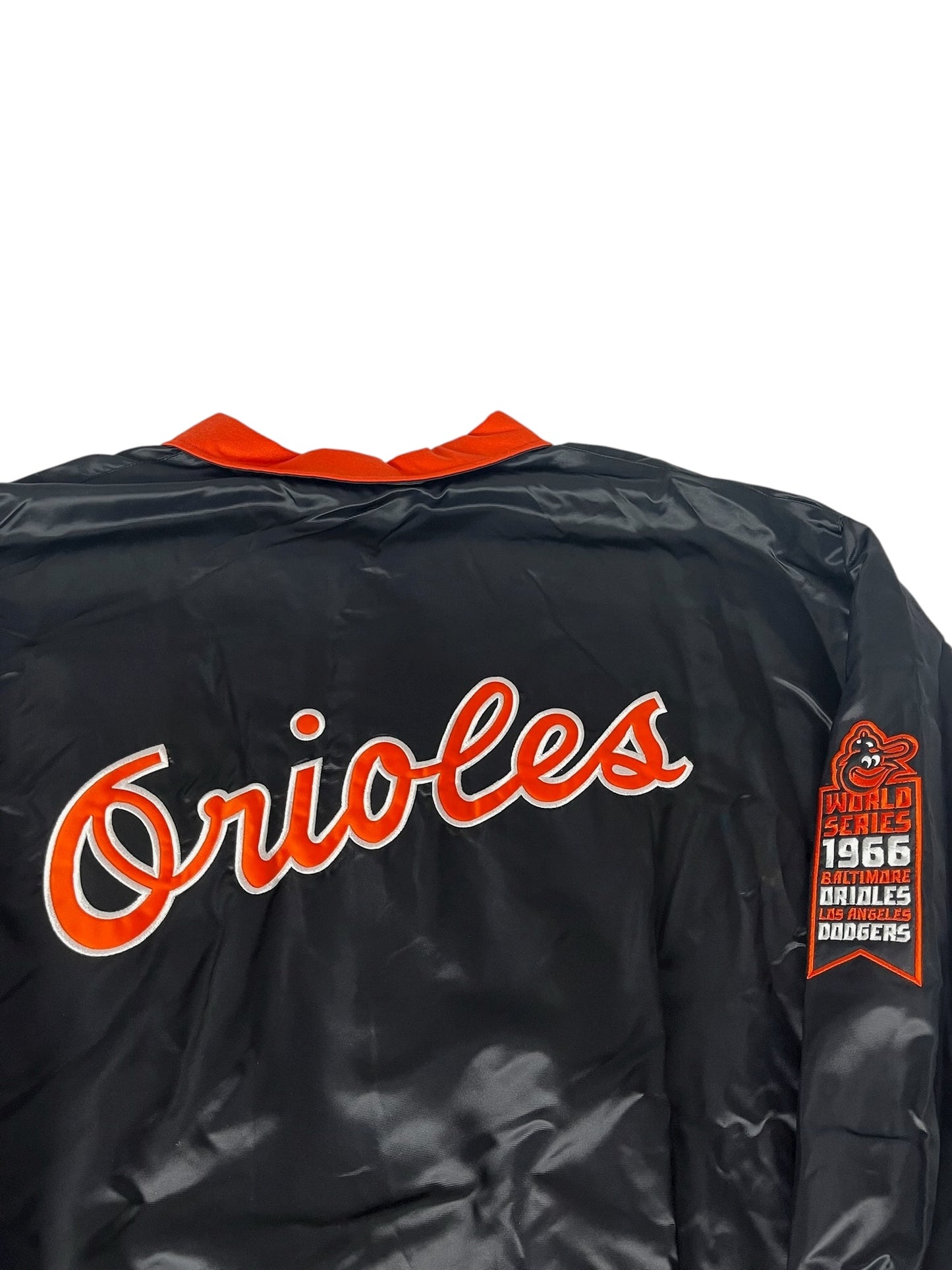 Vintage Baltimore Orioles Jacket MLB Satin Cooperstown Collection Reversible