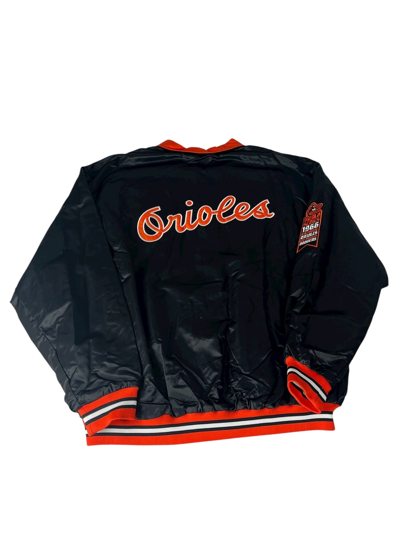 Vintage Baltimore Orioles Jacket MLB Satin Cooperstown Collection Reversible