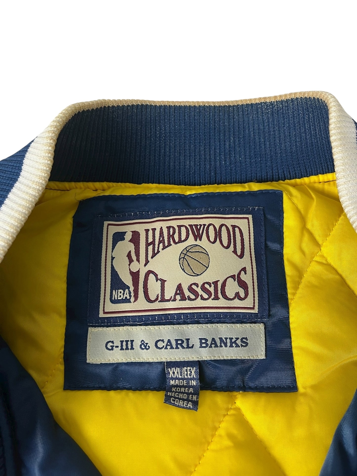 Vintage Indiana Pacers Jacket Satin NBA Hardwood Classics Varsity