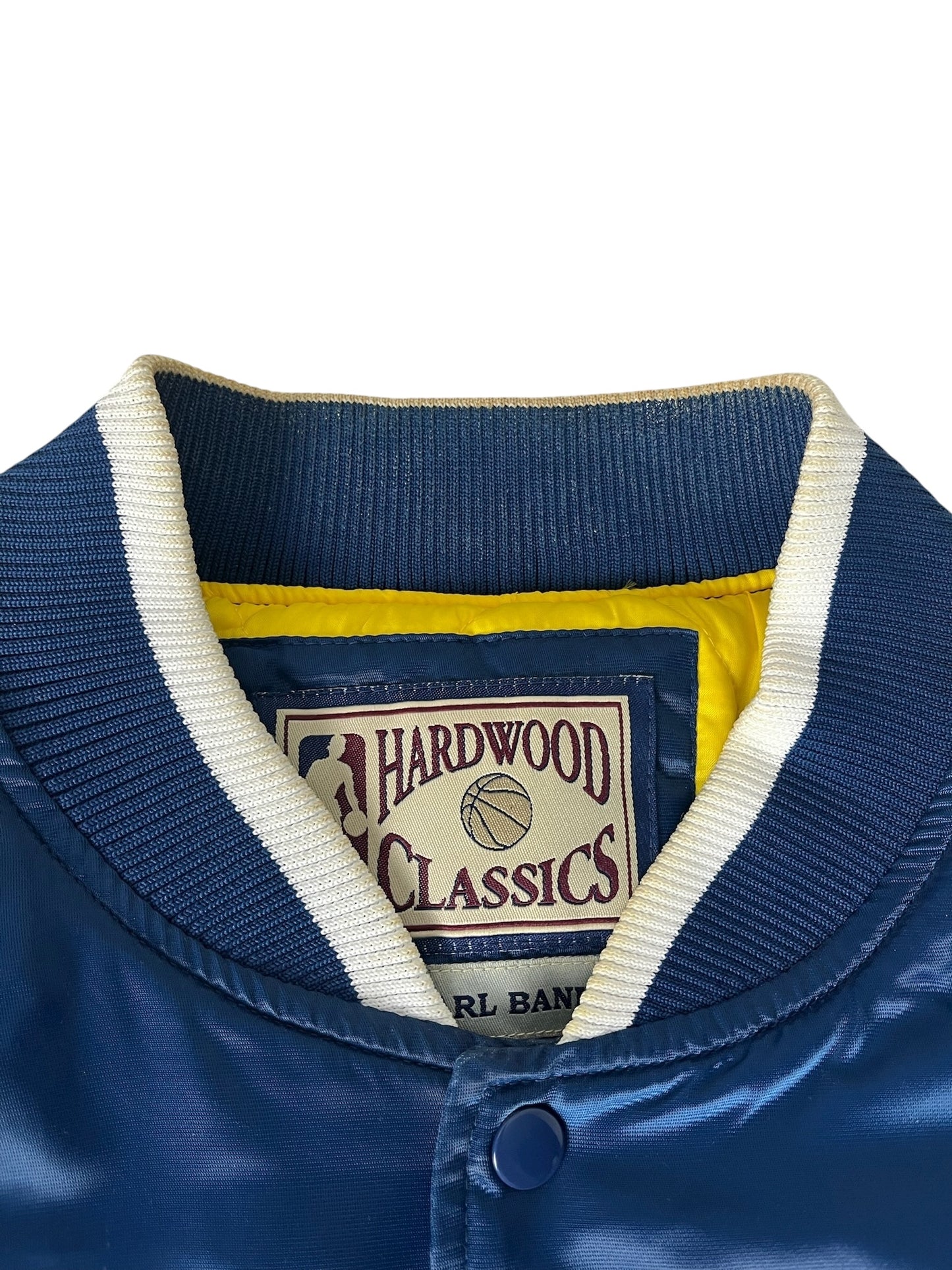 Vintage Indiana Pacers Jacket Satin NBA Hardwood Classics Varsity