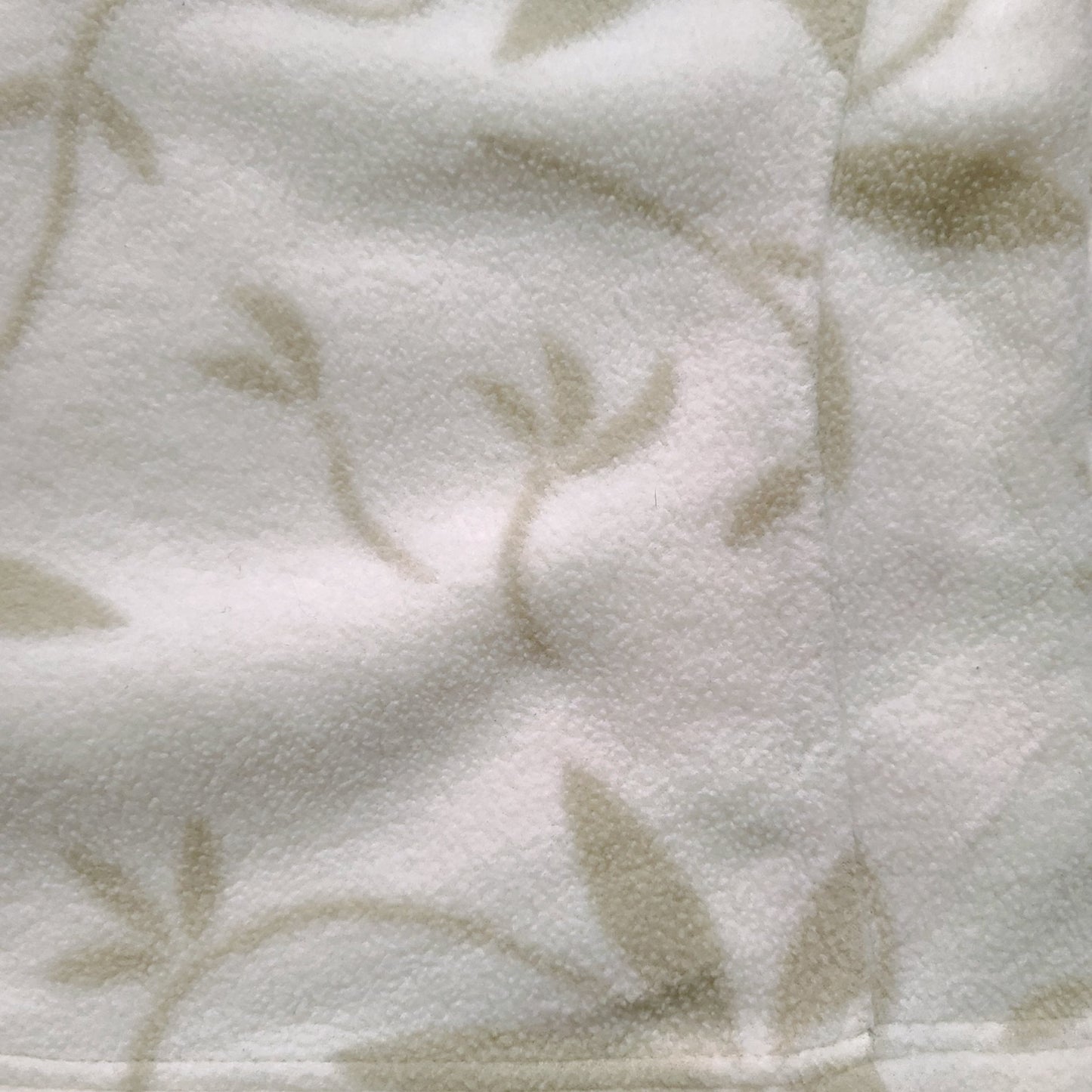 Patagonia Cream Floral Fleece Sweater