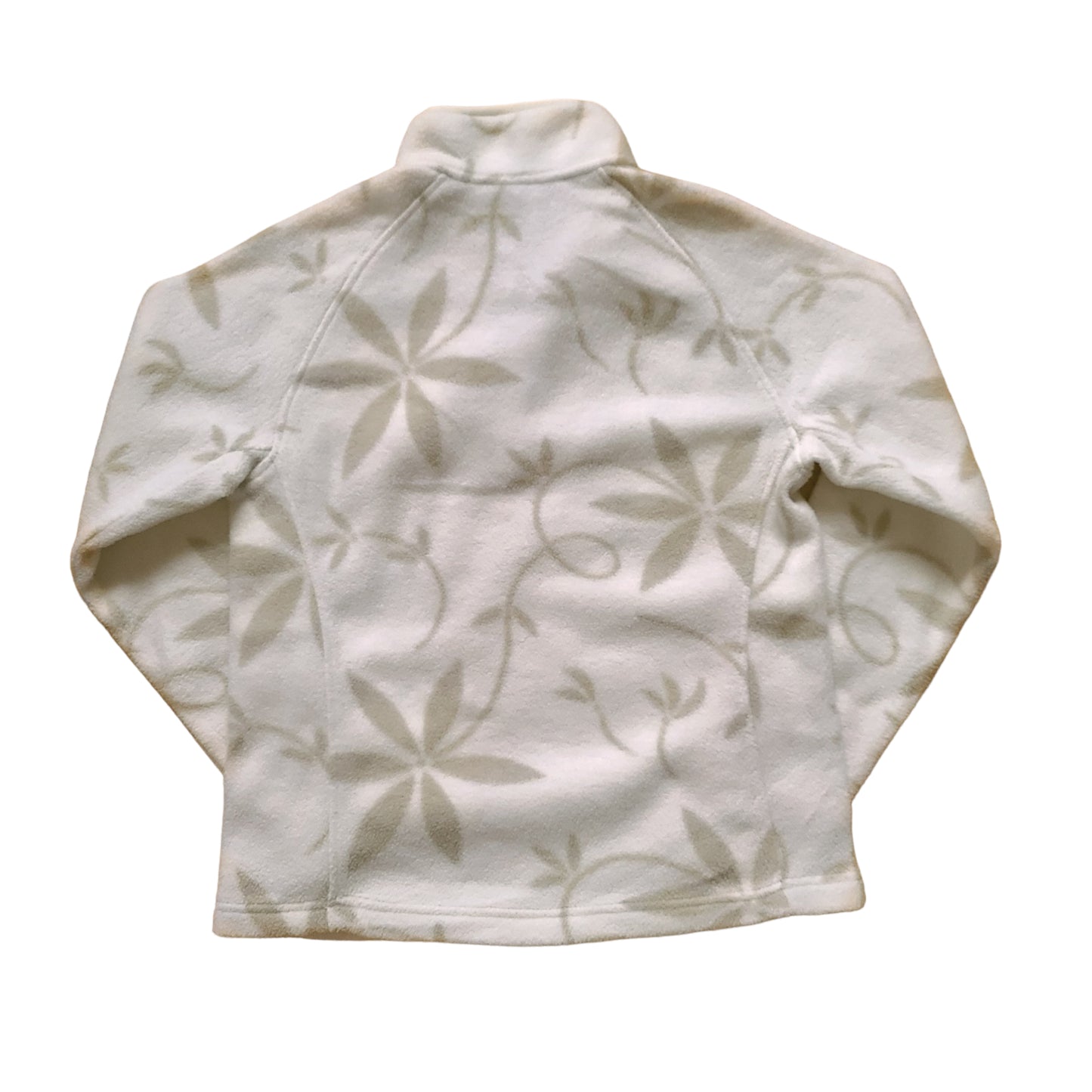 Patagonia Cream Floral Fleece Sweater