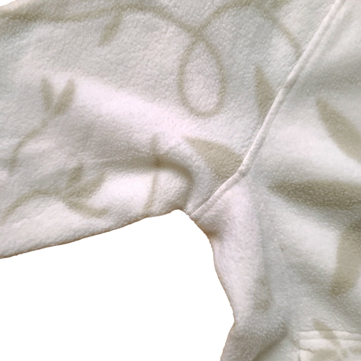 Patagonia Cream Floral Fleece Sweater