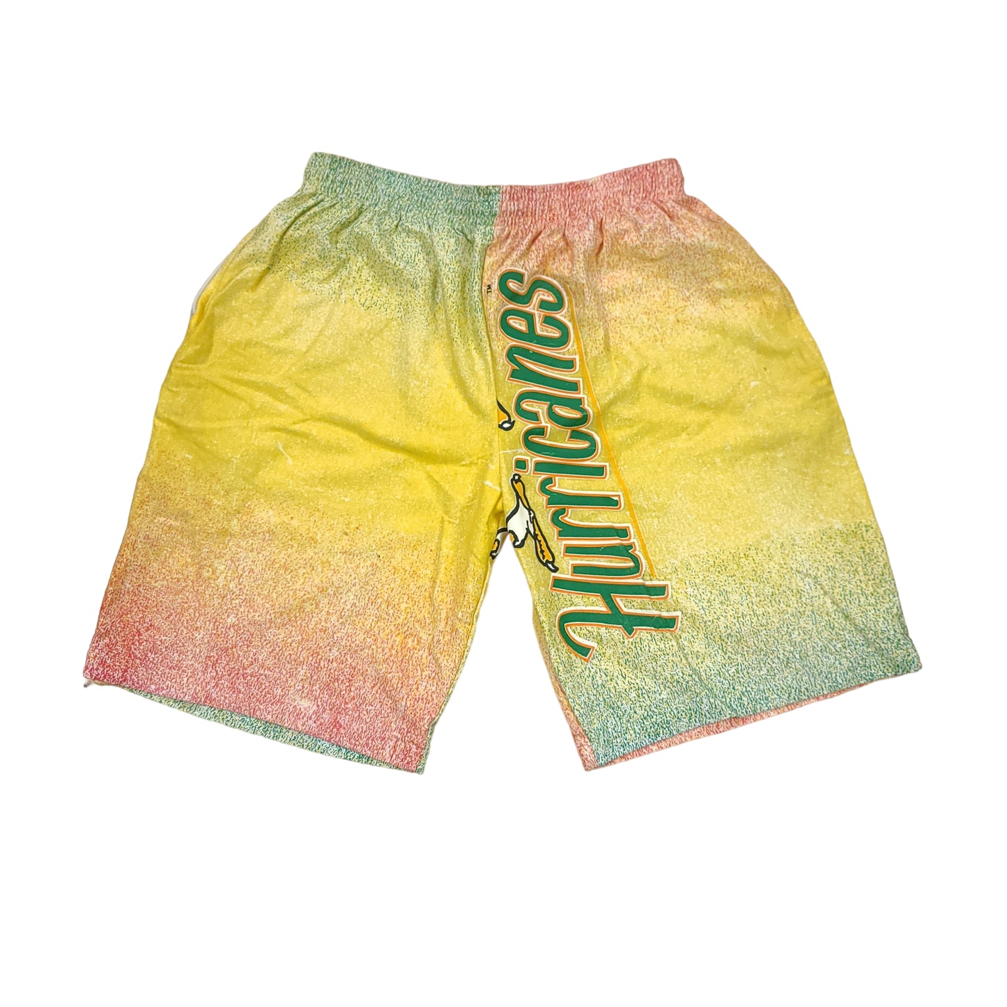 Vintage University of Miami Hurricanes Tie Dye Shorts