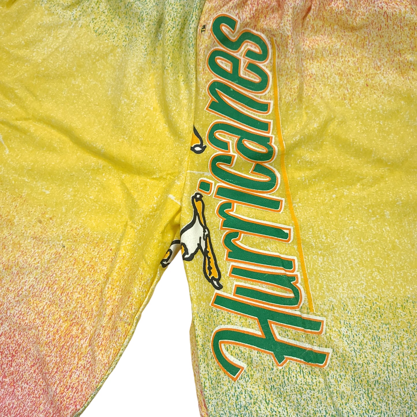 Vintage University of Miami Hurricanes Tie Dye Shorts