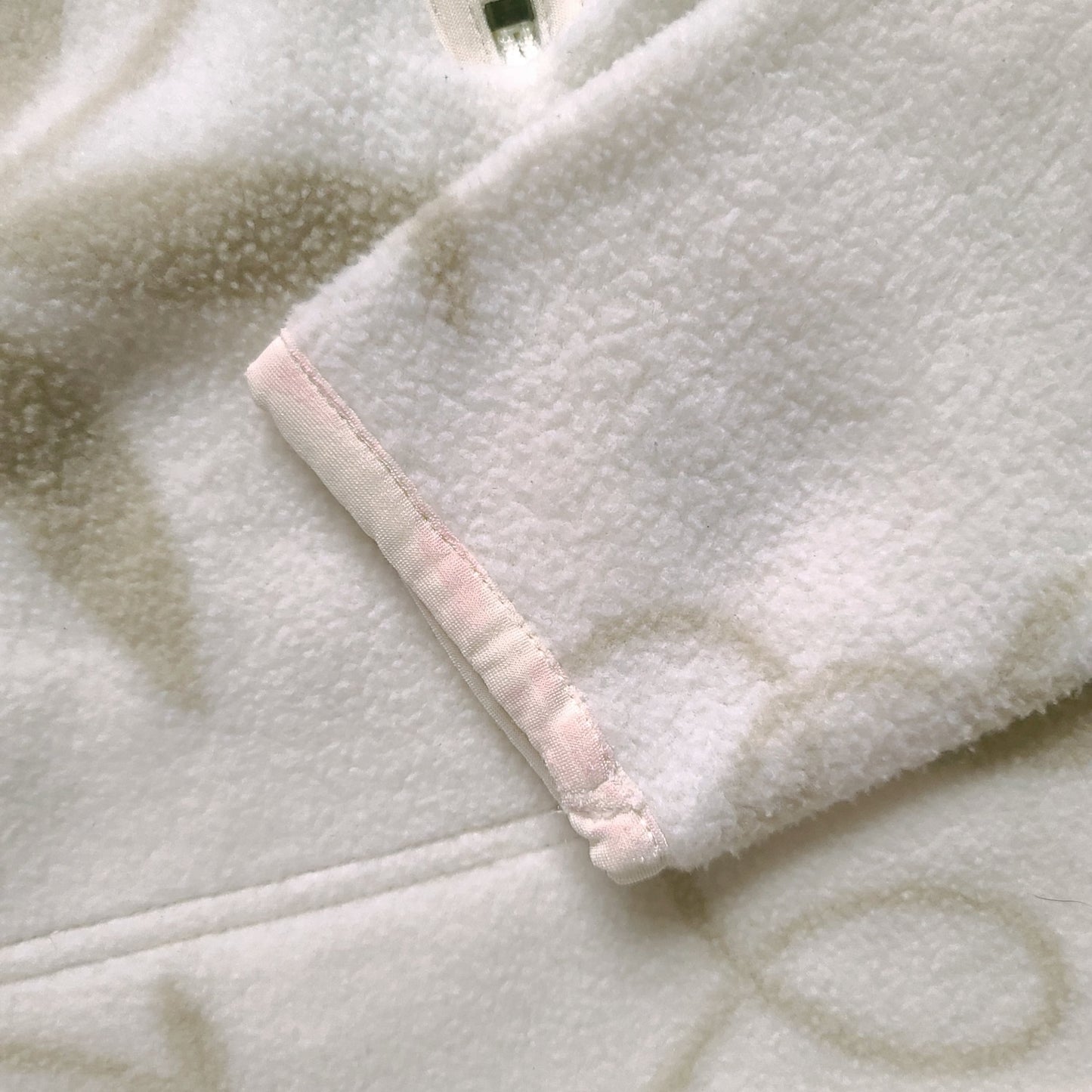 Patagonia Cream Floral Fleece Sweater