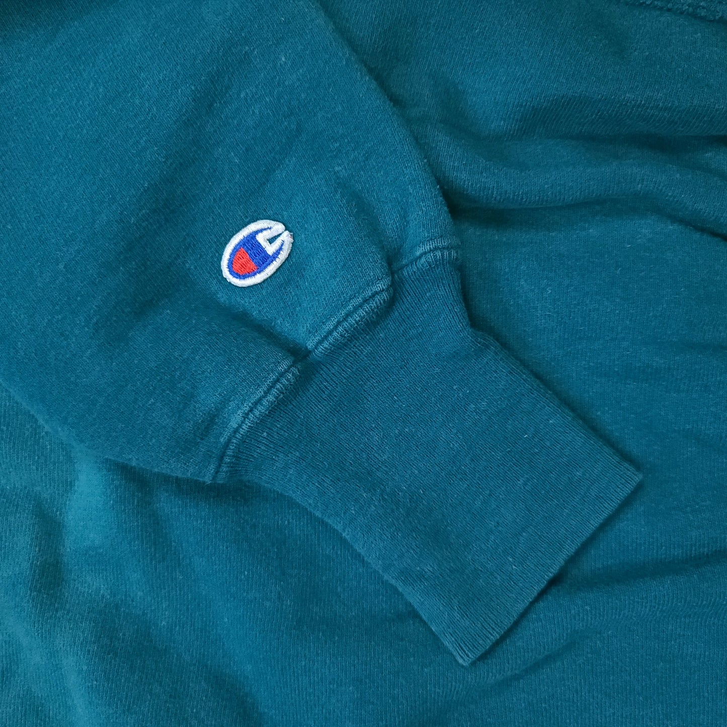 Vintage Teal Blue Champion Reverse Weave Sweatshirt