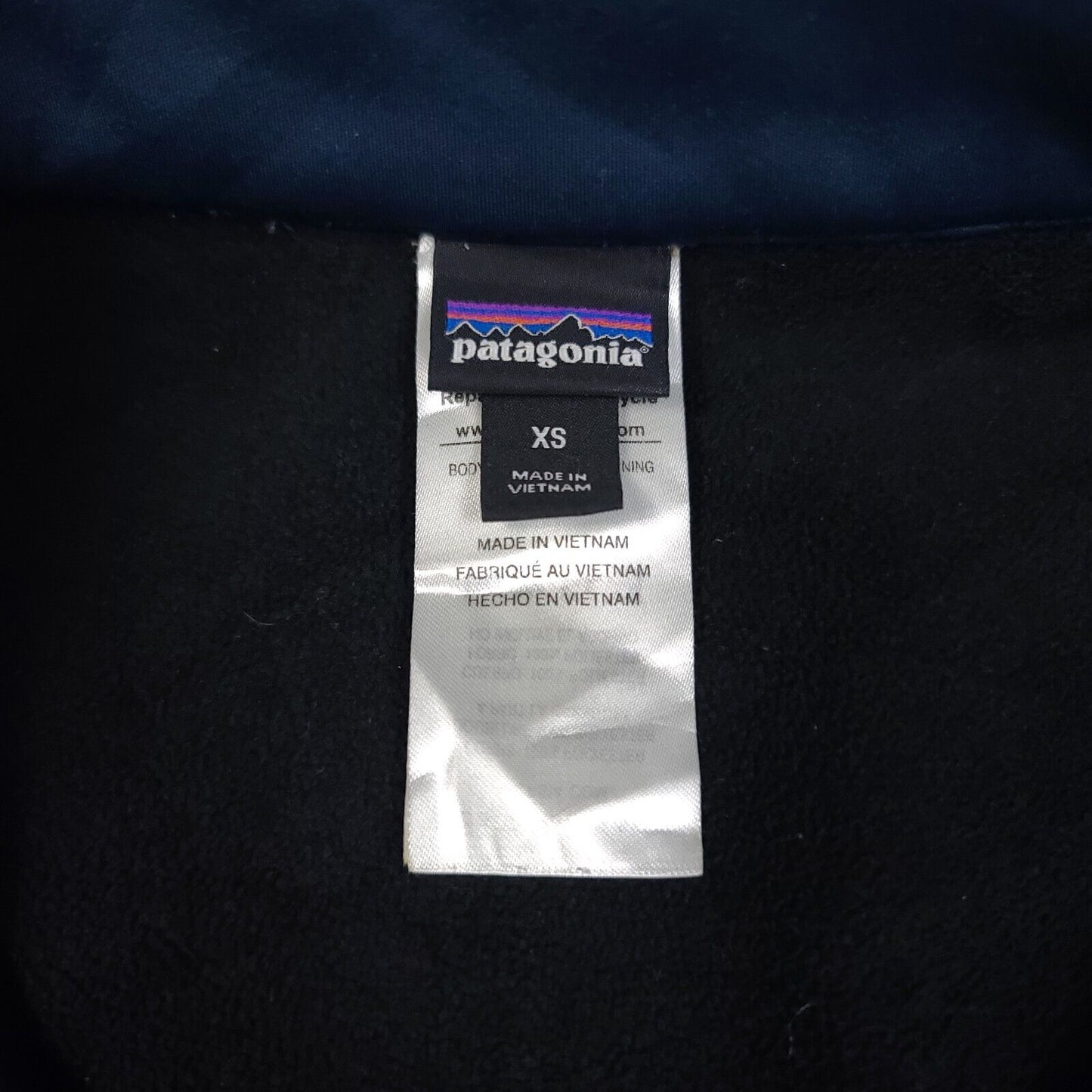 Patagonia Blue Soft Shell Full Zip Jacket