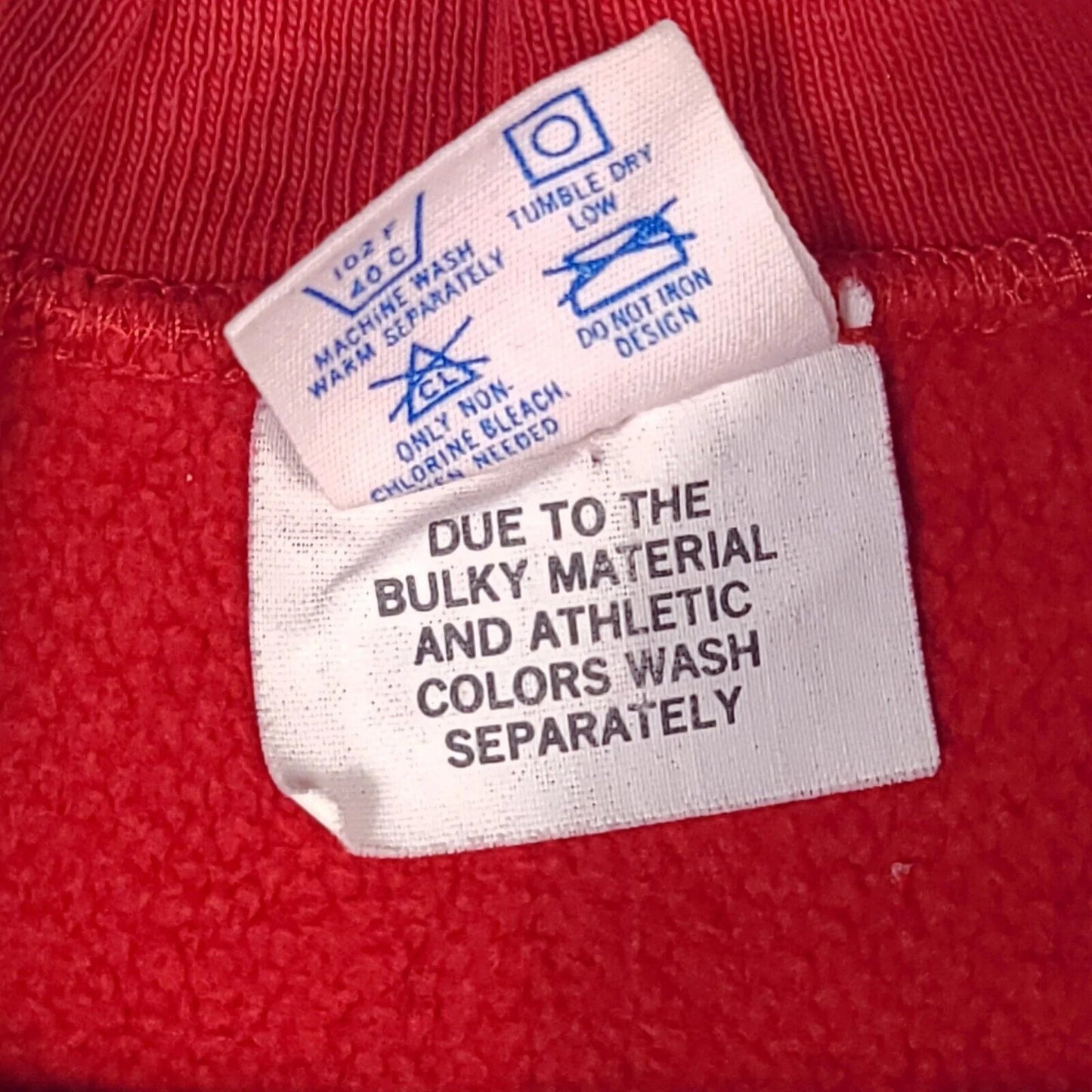 Vintage Champion Reverse Weave Sweatshirt Red Glenbrook