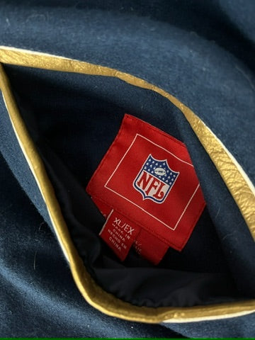 Vintage St. Louis Rams Jacket NFL Reversible Varsity