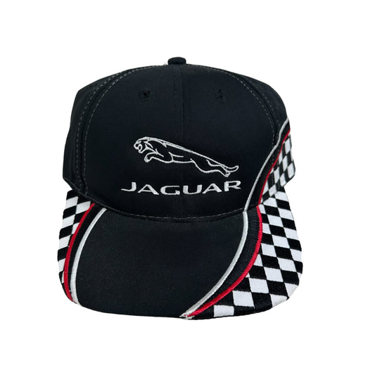 Jaguar Checkered Hook & Loop Back Hat