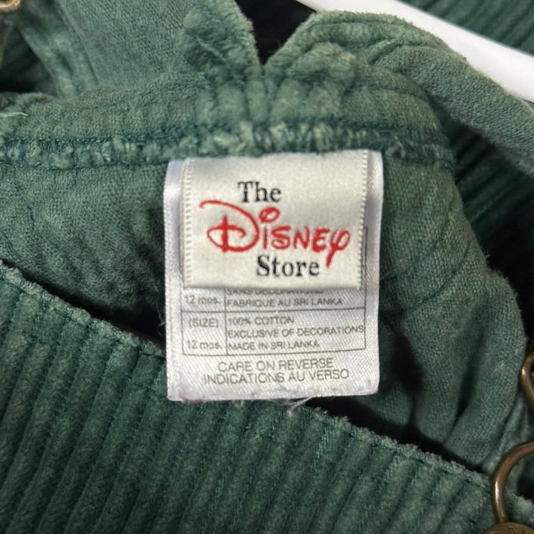 Mickey Mouse Overalls Corduroy Green