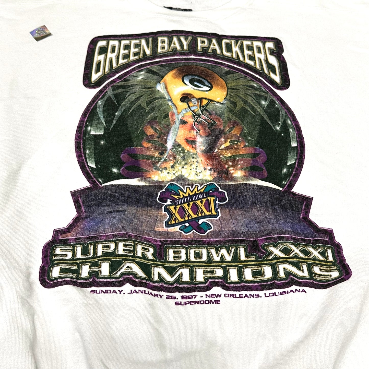 Vintage Green Bay Packers Sweatshirt Super Bowl