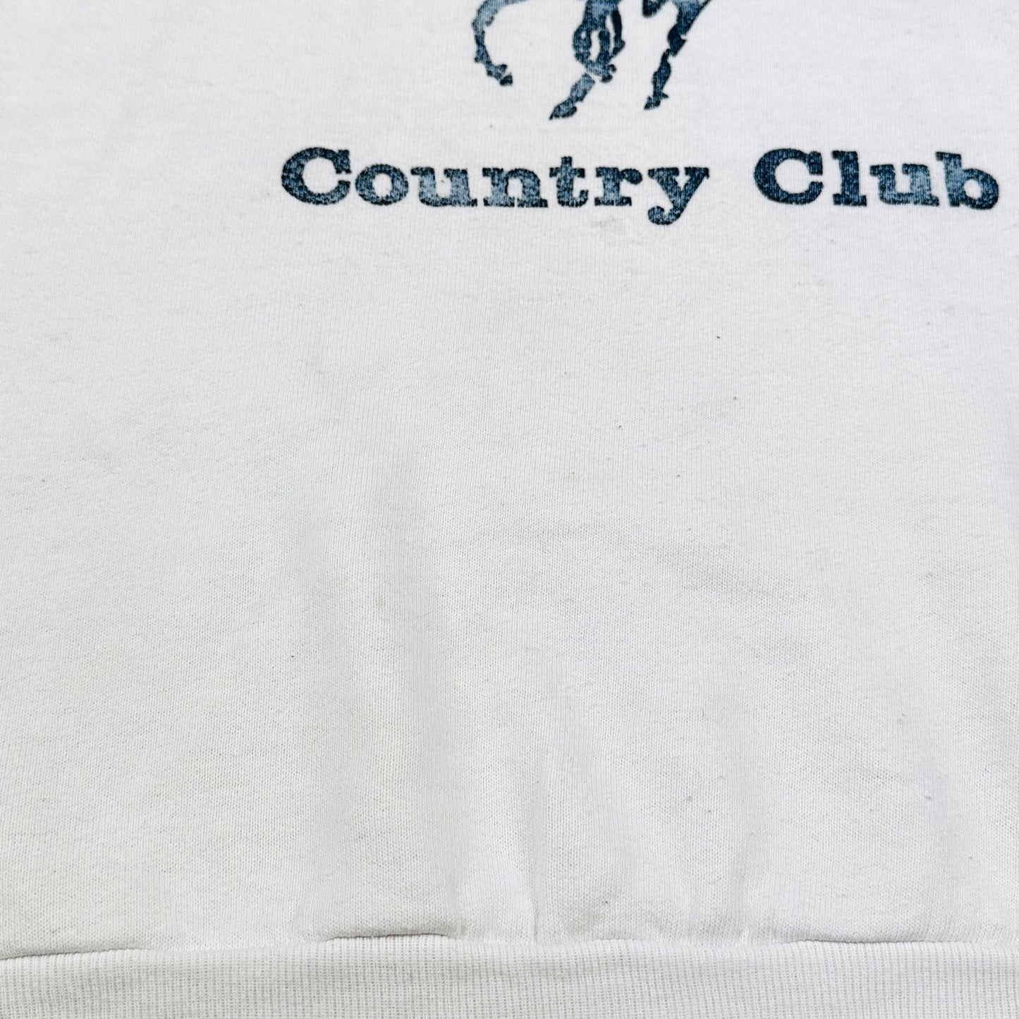 Vintage University of Illinois Country Club White Sweatshirt