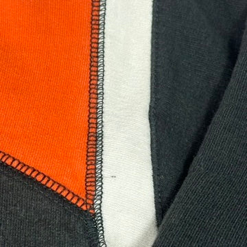 Vintage Harley Davidson Sweatshirt Flaming Chrome Logo Youth