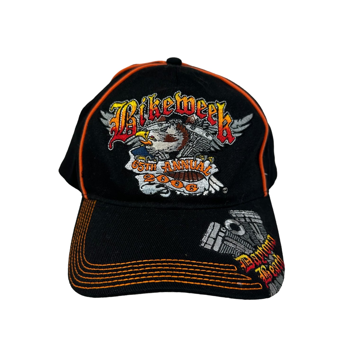 Daytona Beach Bike Week 2006 Black Hook & Loop Hat