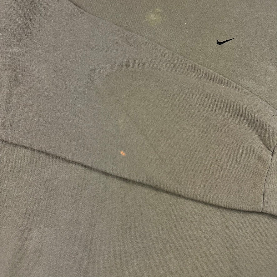 Vintage Nike Sweatshirt Brown 90's Mini Swoosh