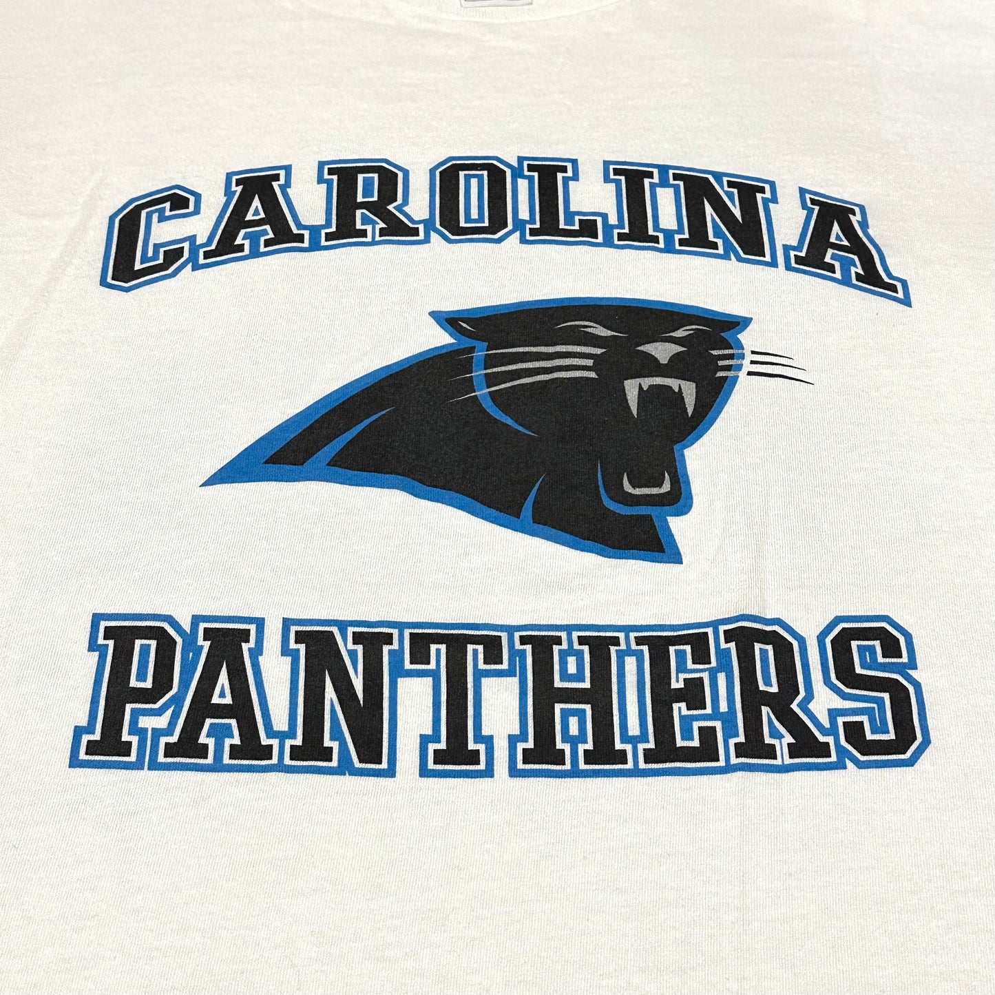 North Carolina Panthers NFL Football White Tee