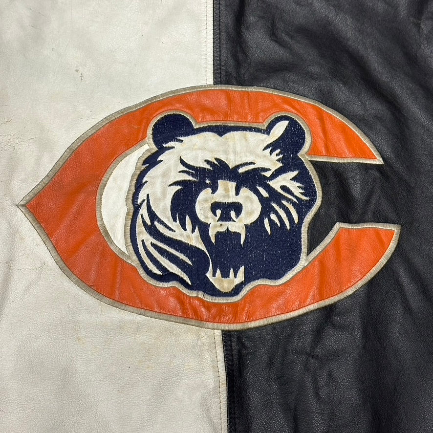 Vintage Chicago Bears Jacket Starter Leather