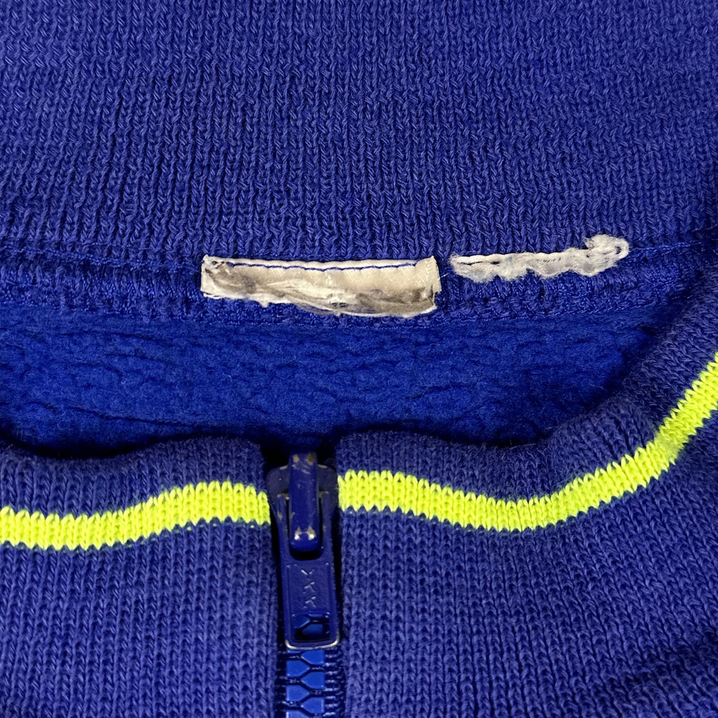 Vintage Nike Sweatshirt Blue Full Zip Double Logo