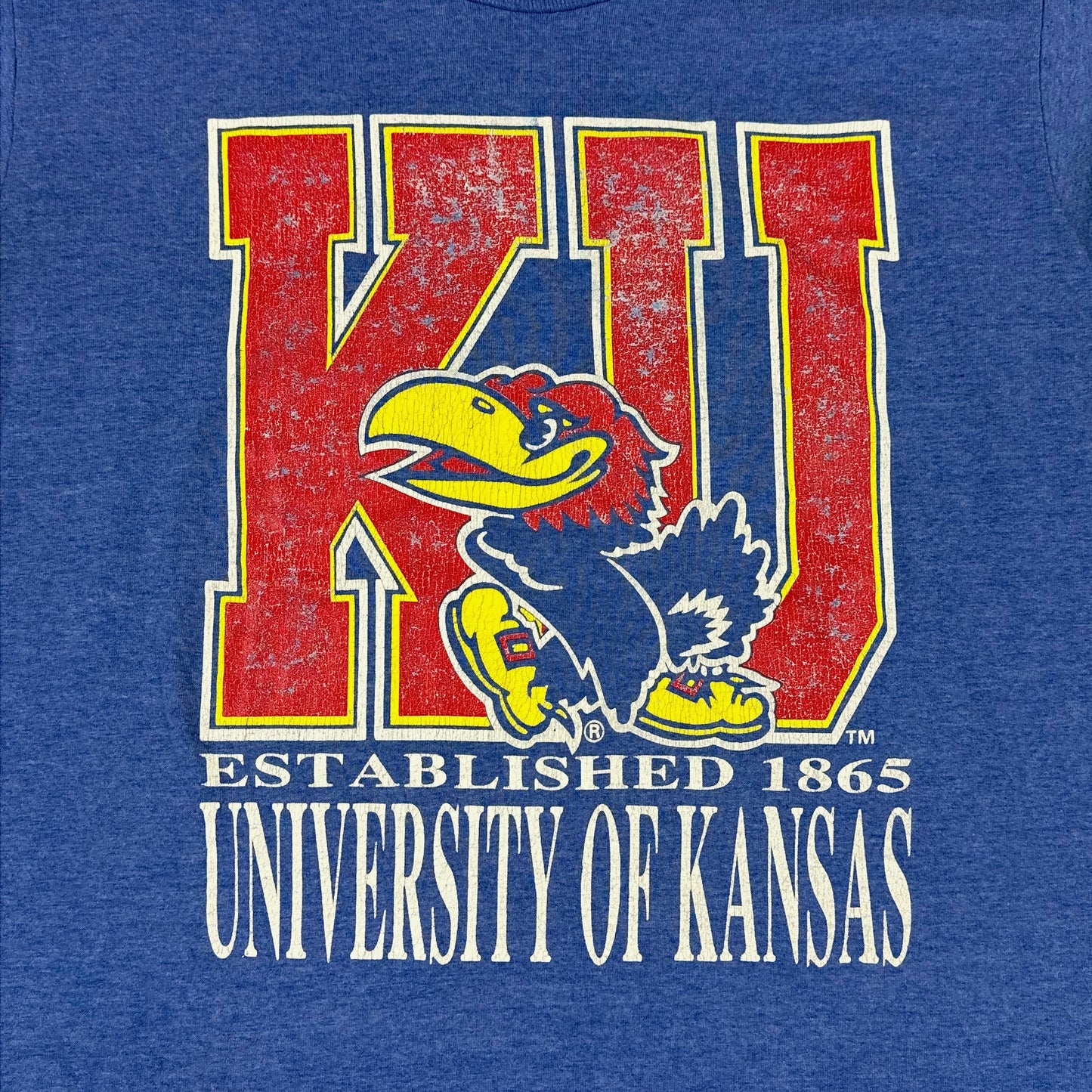 Vintage University of Kansas Shirt Screen Stars Est. 1865