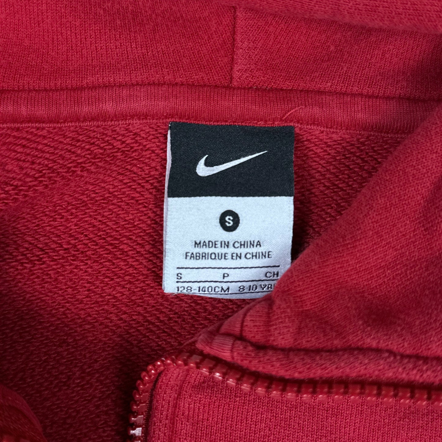 Nike Hoodie Youth Red 1/4 Zip