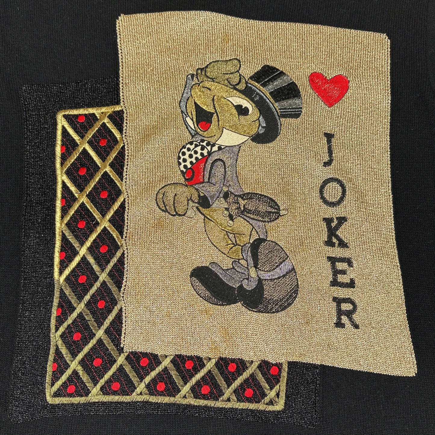 Vintage Iceberg History Sweater Jiminy Cricket