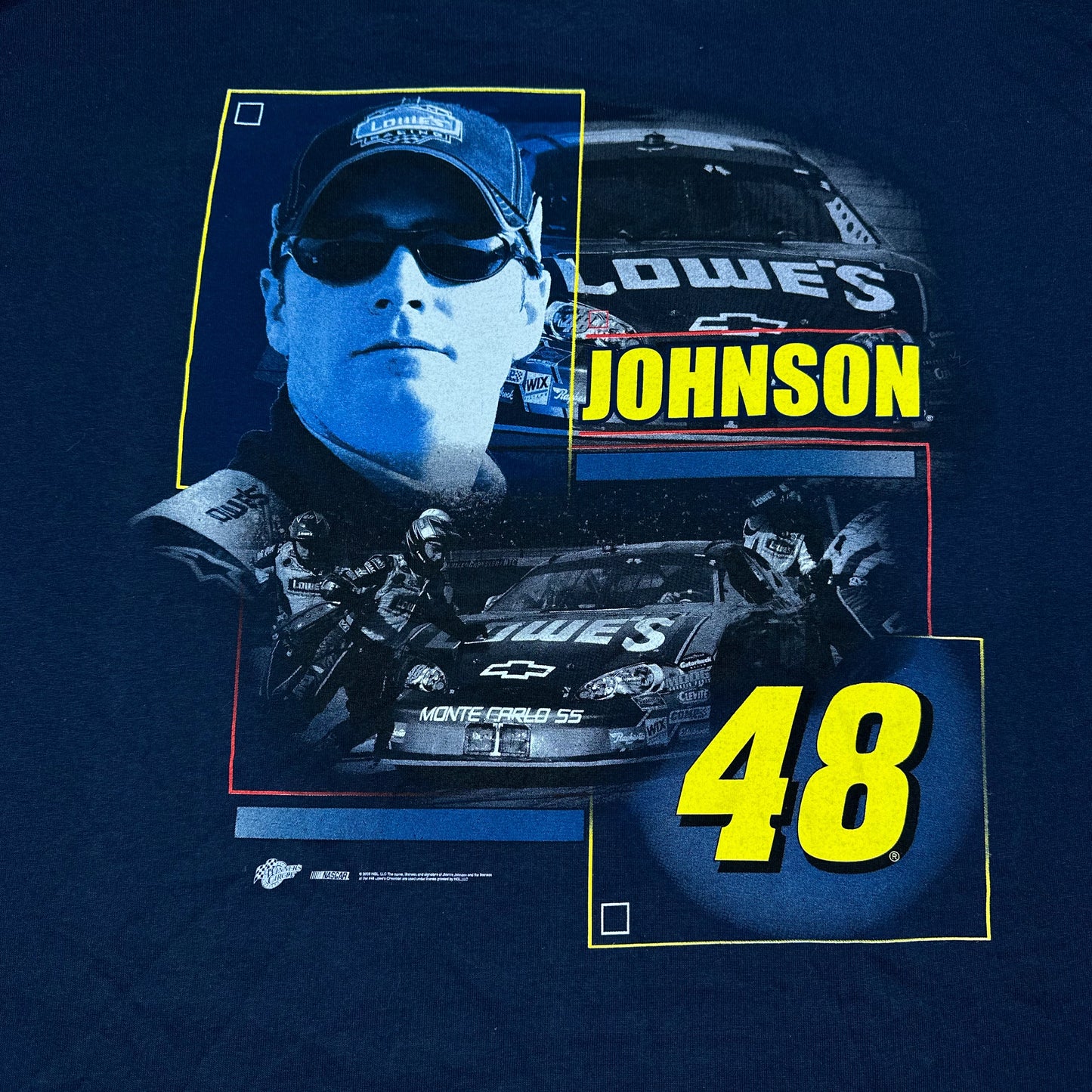 Jimmie Johnson Winners Circle Blue Racing Tee (New with Tags)