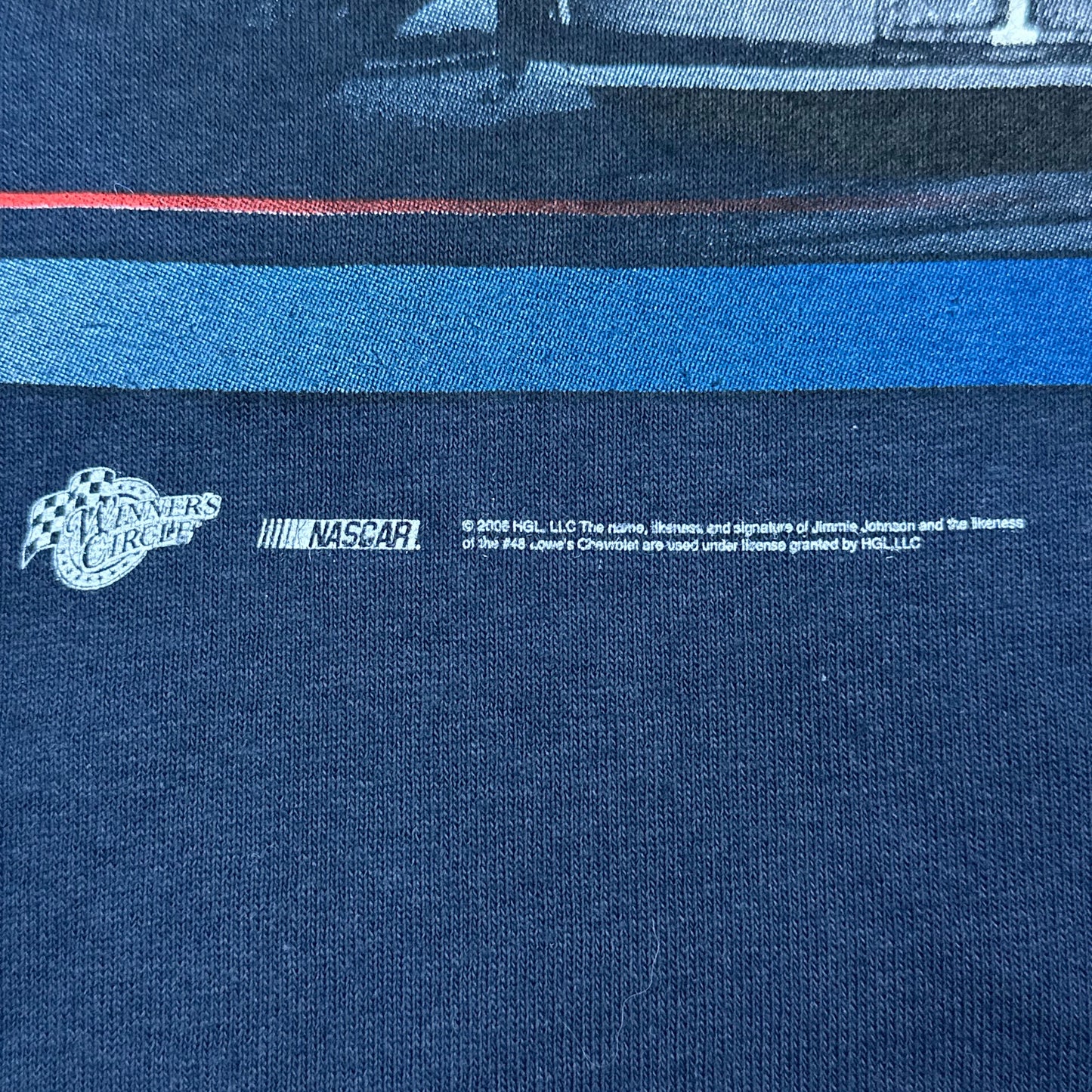 Jimmie Johnson Winners Circle Blue Racing Tee (New with Tags)