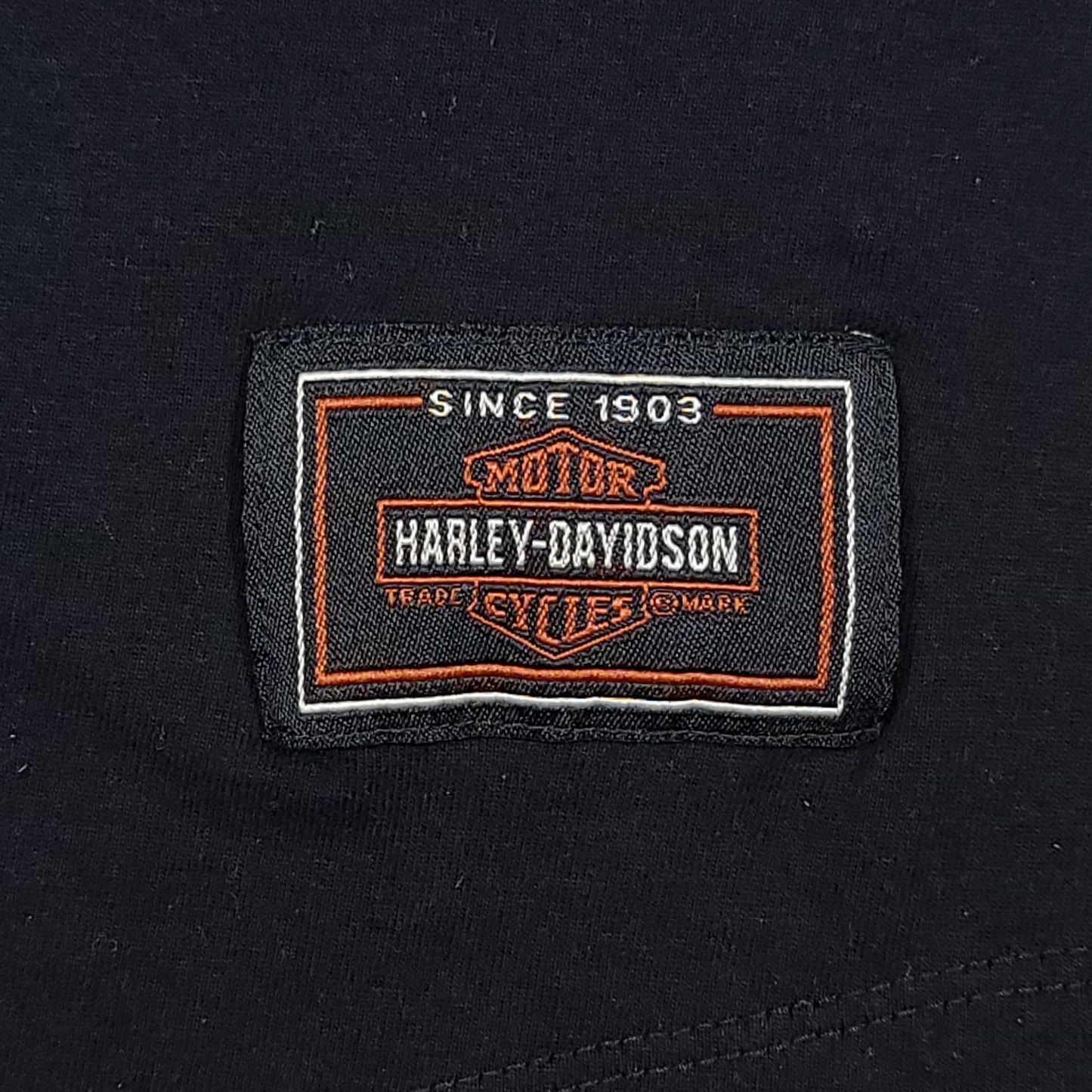Harley Davidson Black Baseball Jersey