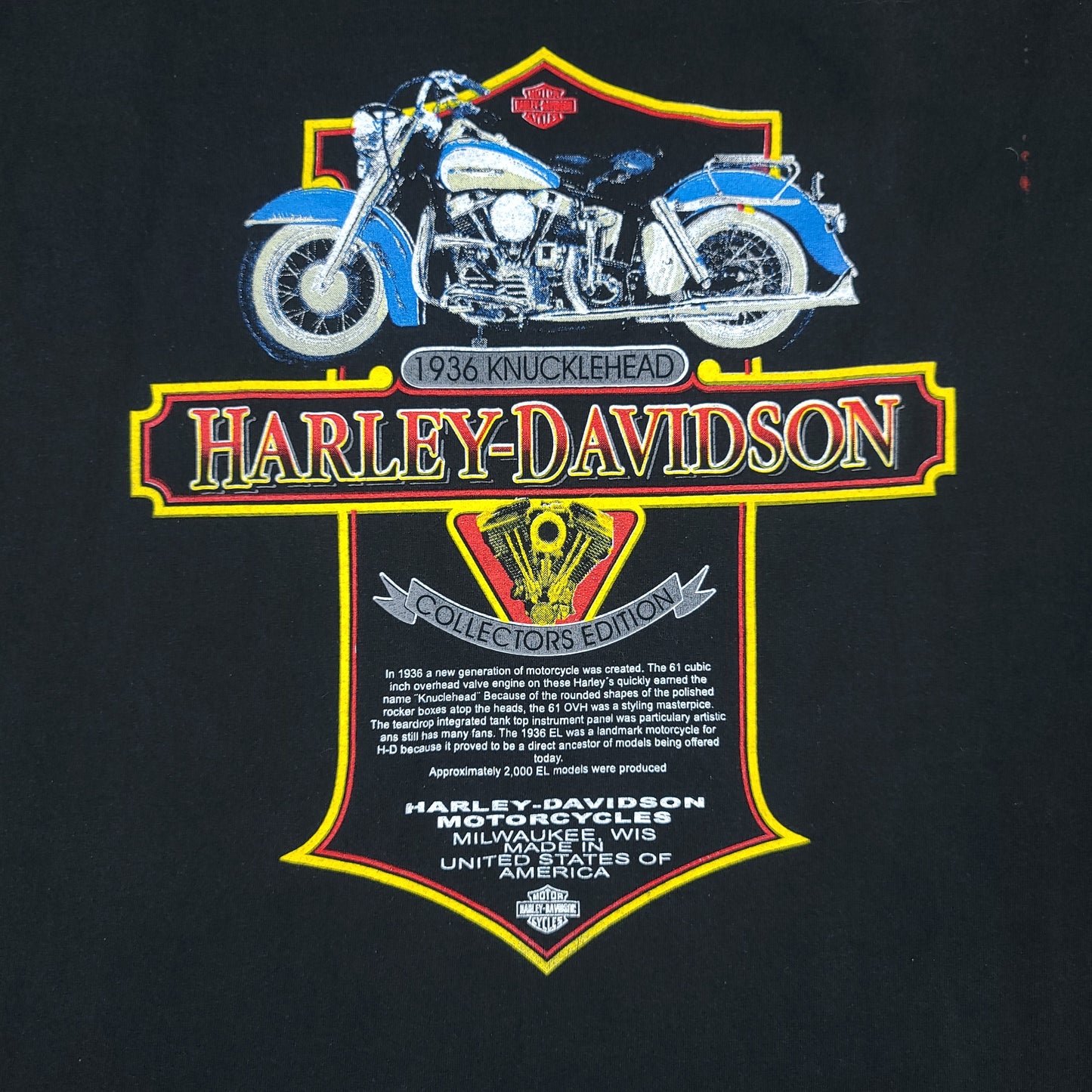 Harley Davidson Knucklehead Tee