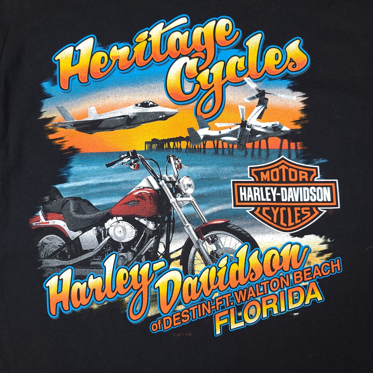 Harley Davidson Emerald Coast Tee