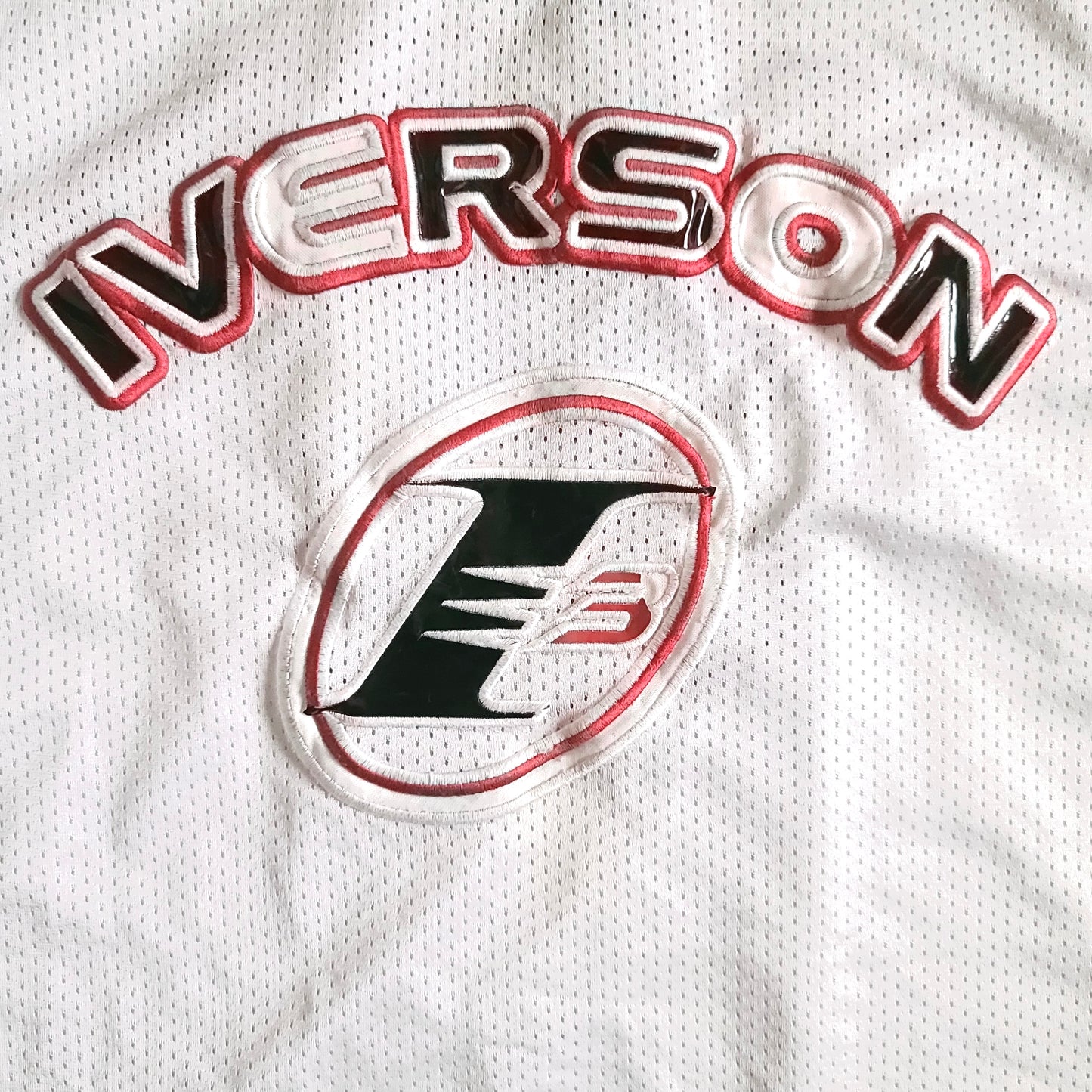 Vintage Allen Iverson I3 Reebok White Basketball Jersey