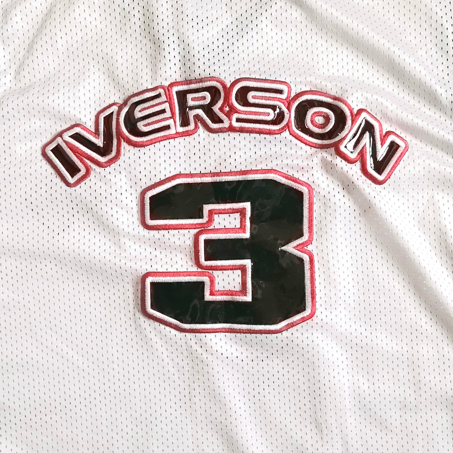 Vintage Allen Iverson I3 Reebok White Basketball Jersey