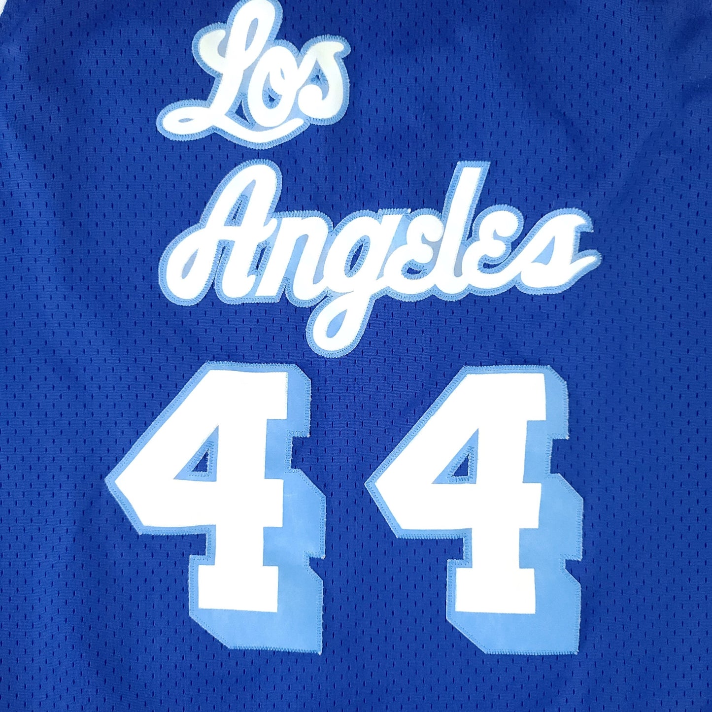 Jerry West Los Angeles Lakers Retro Blue Reebok Jersey