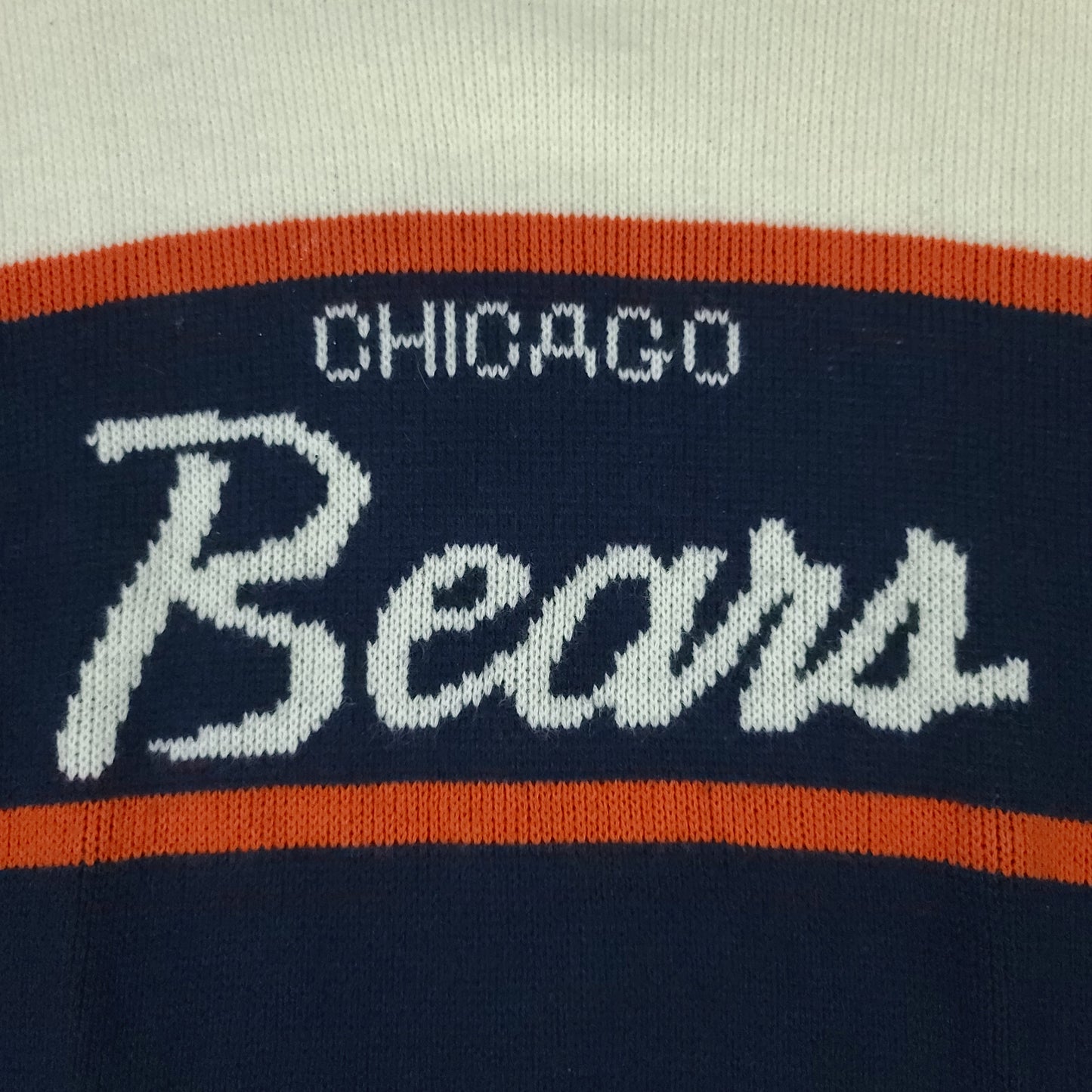 Vintage Chicago Bears Sweater Cliff Engle NFL Wool Knit