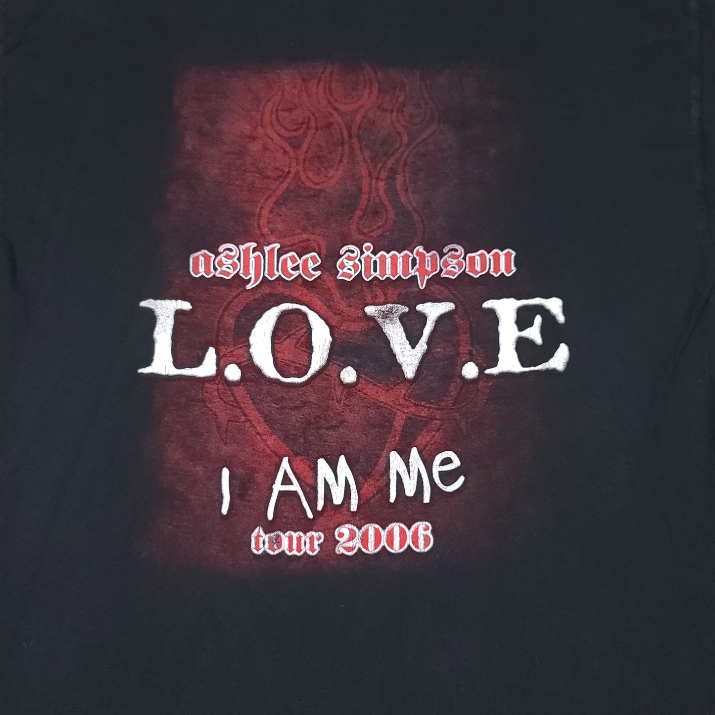 Vintage Ashlee Simpson LOVE 2005 Tour Tee