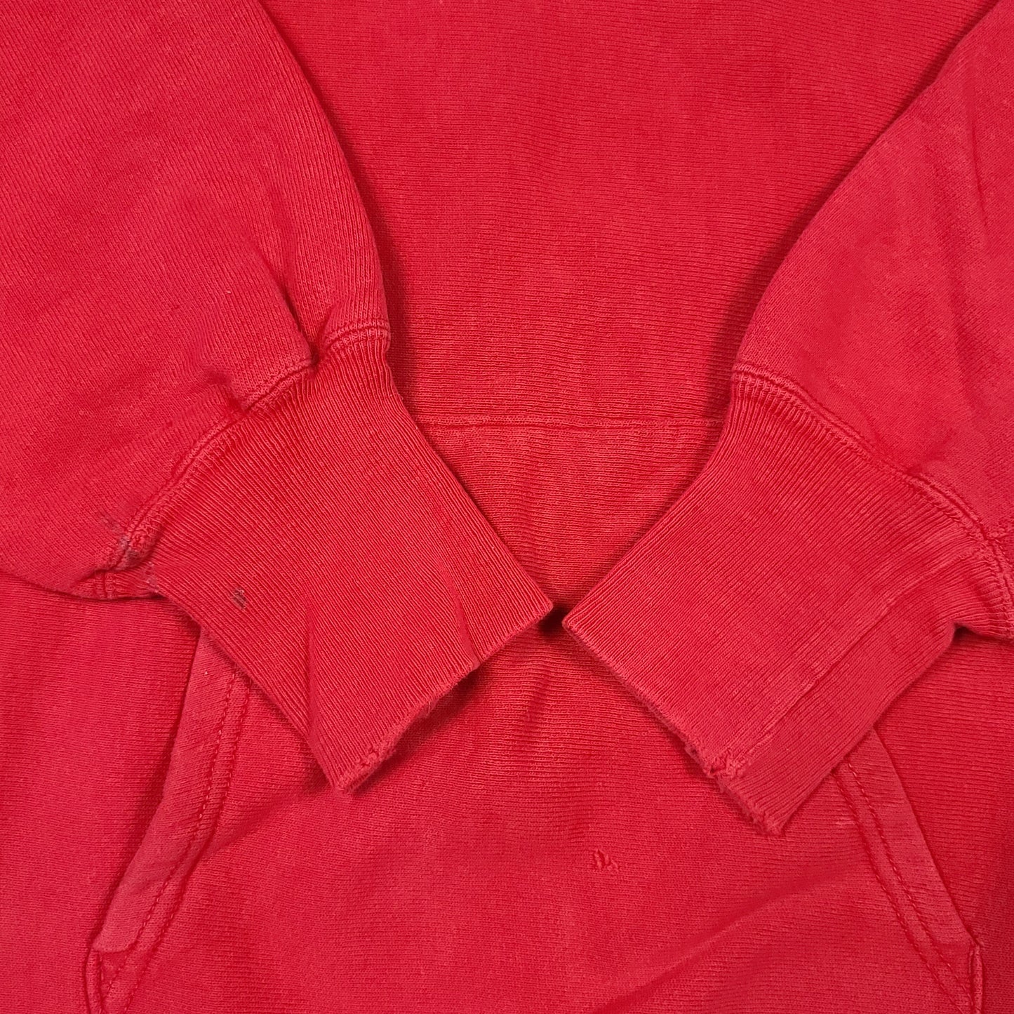 Vintage Champion Red Reverse Weave Hoodie