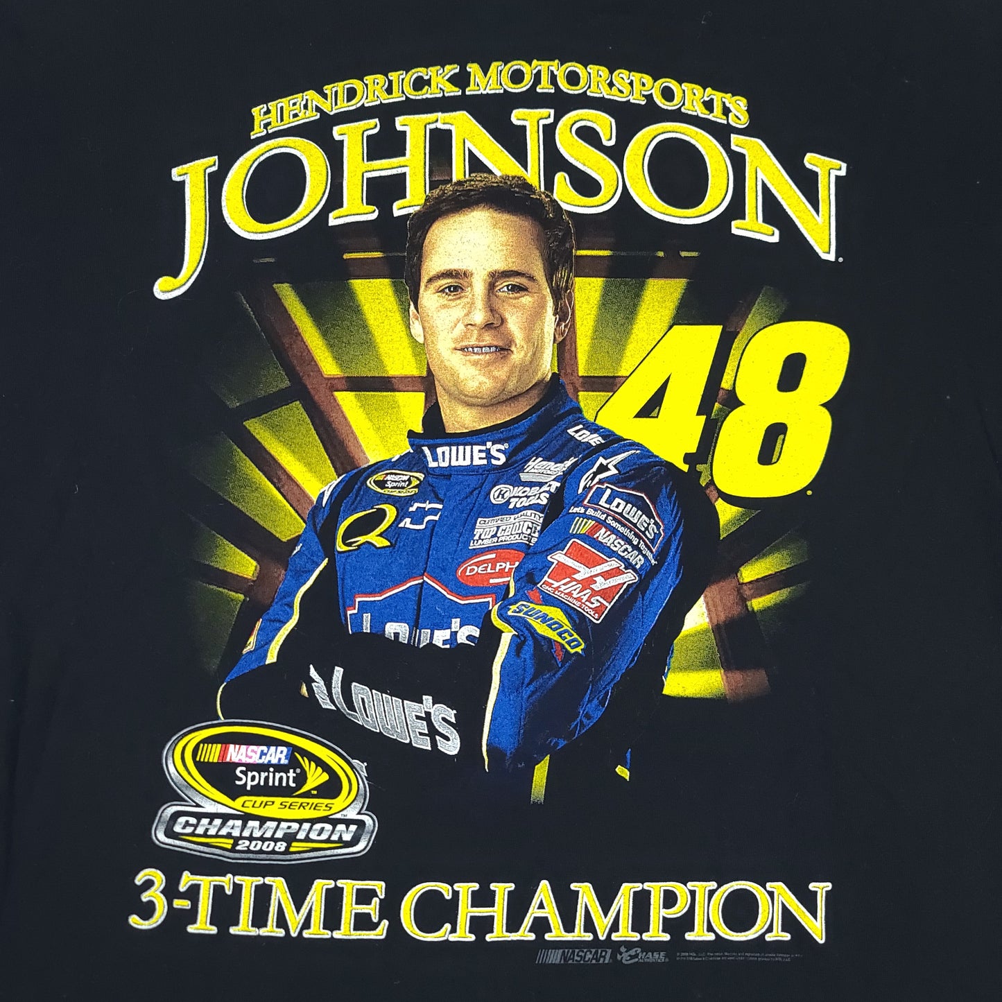 Jimmie Johnson 2008 Nascar Racing Champion Tee