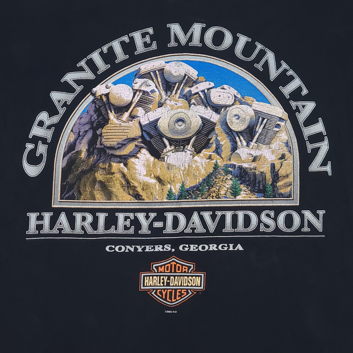 Harley Davidson Motorcycles Granite Mountain Tee
