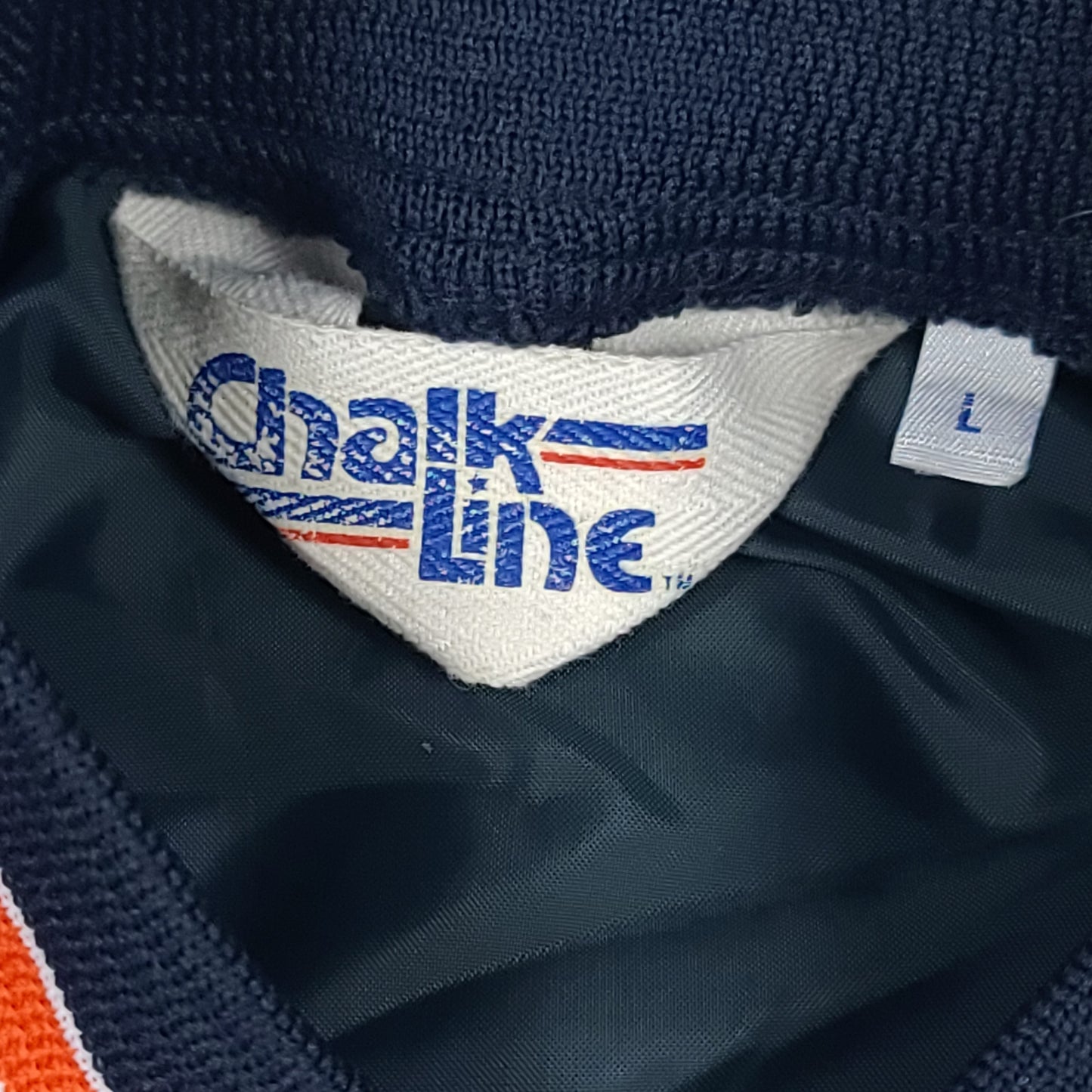 Vintage 80's University of Illinois Urbana Champaigne Chalkline Windbreaker Jacket