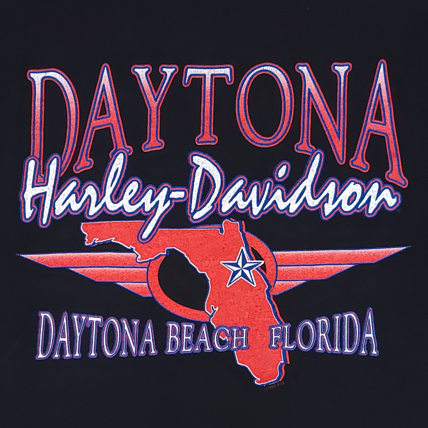 Vintage Harley Davidson Daytona 1999 Bike Week Tee