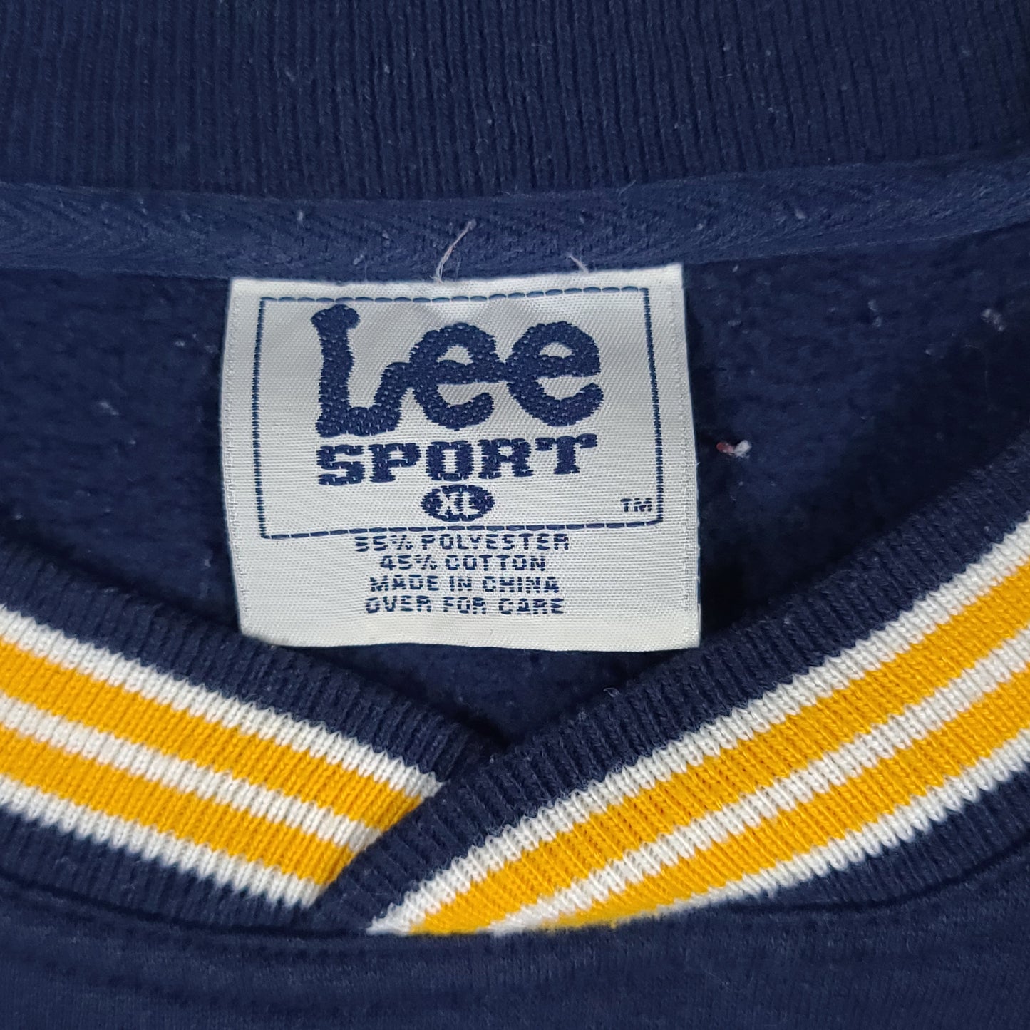Vintage University of Michigan Lee Sport Navy Blue Sweatshirt