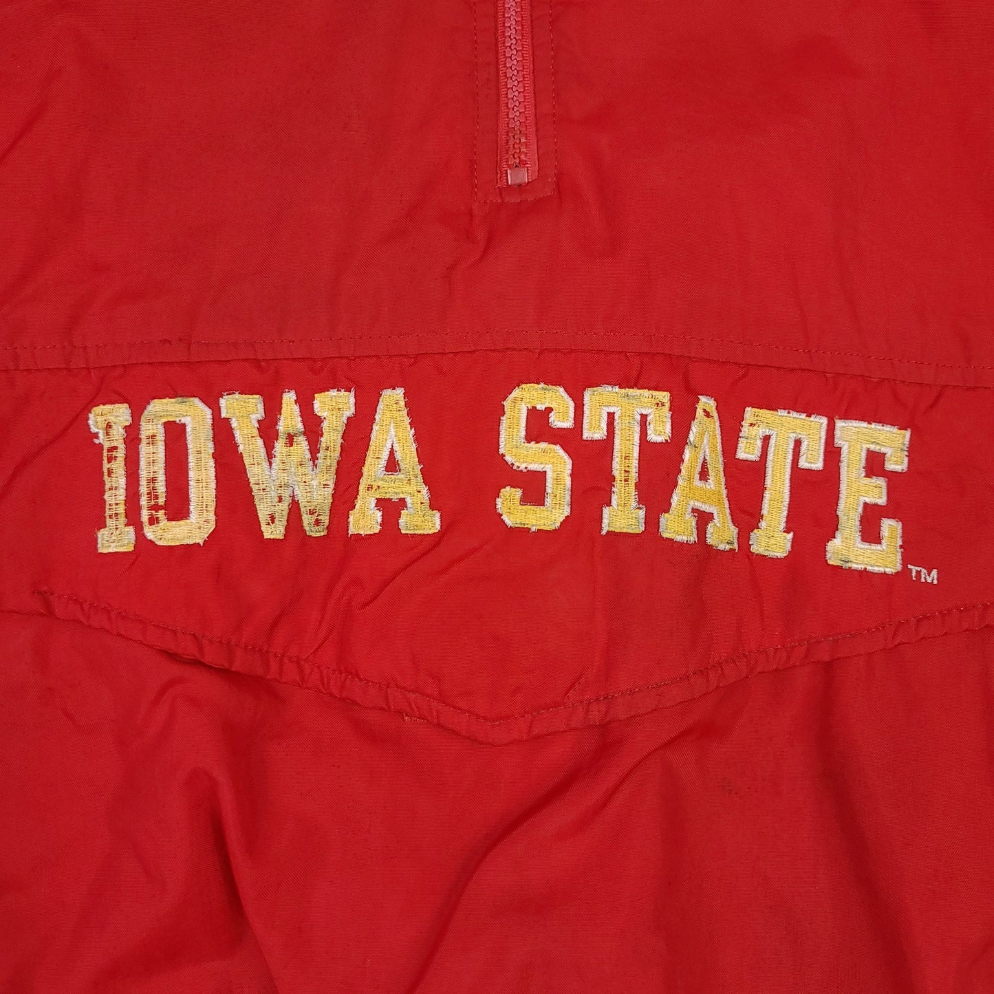 Vintage Iowa State University Red Starter Pullover Jacket Medium